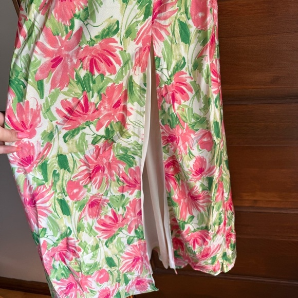 Lulus Vacay Getaway Ivory Multi Floral Print Backless Maxi Dress 🌸 - Picture 8 of 9